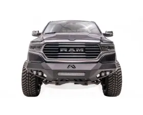 Fab Fours Black Powdercoat Vengeance Front Bumper Dodge Ram 1500 2019-2022
