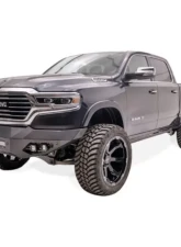 Fab Fours Black Powdercoat Vengeance Front Bumper Dodge Ram 1500 2019-2022                                     - DR19-D4251-1 - Image 2