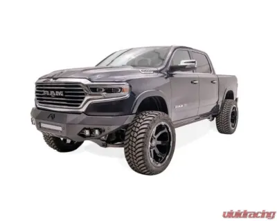 Fab Fours Black Powdercoat Vengeance Front Bumper Dodge Ram 1500 2019-2022 - DR19-D4251-1