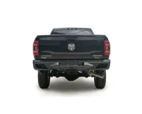 Fab Fours Black Powdercoated Vengeance Rear Bumper with Sensor Dodge Ram 2500 | 3500 2019-2022