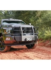 Fab Fours Black Powdercoated Winch Mounts with Full Guard Dodge Ram 2500 | 3500 2019-2022                                     - DR19-N4470-1 - Image 2