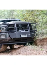 Fab Fours Black Powdercoated Winch Mounts with Full Guard Dodge Ram 2500 | 3500 2019-2022                                     - DR19-N4470-1 - Image 2