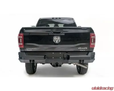 Fab Fours Black Powdercoated Premium Rear Bumper with Sensor Dodge Ram 2500 | 3500 2019-2022 - DR19-W4451-1