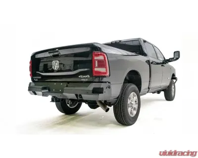 Fab Fours Black Powdercoated Premium Rear Bumper with Sensor Dodge Ram 2500 | 3500 2019-2022 - DR19-W4451-1