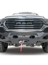 Fab Fours Black Powdercoated Matrix Front Bumper Dodge Ram 1500 2019-2022                                     - DR19-X4251-1 - Image 3