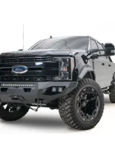 Fab Fours Black Powdercoated Matrix Open Fender Front Bumper Ford Super Duty F-250 | F-350 2017-2022                                     - FS17-X4151-1 - Image 3