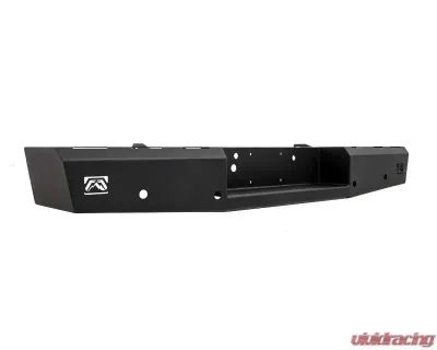 Fab Fours Black Powdercoated Red Steel Rear Bumper Ford Super Duty F-250  | F-350 1999-2016 - FS99-RT13501
