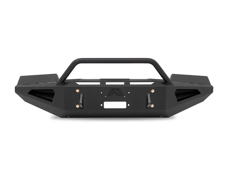Fab Fours Black Powdercoated Red Steel Front Bumper with Pre-Runner Guard GMC 2500 | 3500 2011-2014 - GM11-RS28621