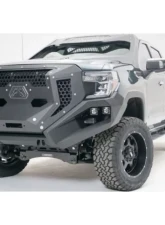 Fab Fours Black Powdercoated Grumper Truck Bumper GMC 1500 2019-2021                                     - GR3900-1 - Image 2