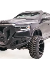 Fab Fours Black Powdercoated Grumper Truck Front Bumper Dodge Ram 1500 2019-2021                                     - GR4200-1 - Image 2