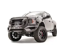 Fab Fours Black Powdercoated Grumper Truck Front Bumper Ford F-150 2018-2020