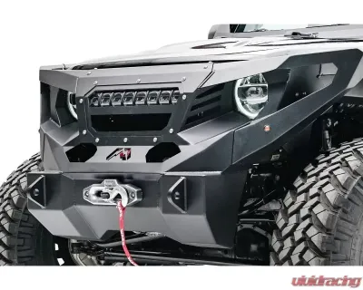 Fab Fours Natural Grumper Light Bar Grille Inserts Jeep Gladiator | Wrangler 2018-2021 - GR4606-B