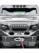 Fab Fours Natural Grumper Light Bar Grille Inserts Jeep Gladiator | Wrangler 2018-2021                                     - GR4606-B - Image 2