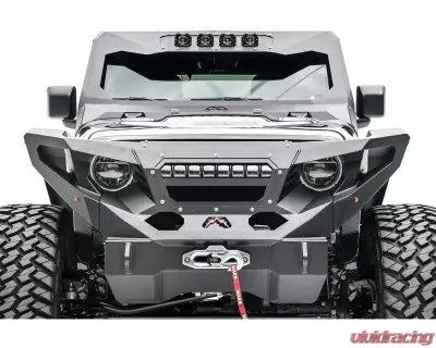 Fab Fours Natural Grumper Light Bar Grille Inserts Jeep Gladiator | Wrangler 2018-2021 - GR4606-B