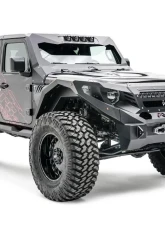 Fab Fours Natural Grumper Light Bar Grille Inserts Jeep Gladiator | Wrangler 2018-2021                                     - GR4606-B - Image 3