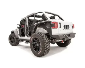 Fab Fours Black Powdercoated Rear Fender Jeep Wrangler 2018-2021