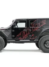 Fab Fours Black Powdercoated Rear Fender Jeep Wrangler 2018-2021                                     - JL1001-1 - Image 4