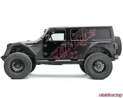 Fab Fours Natural Rear Fenders Jeep Wrangler 2018-2021 - JL1001-B