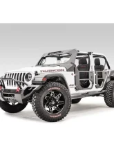 Fab Fours Natural Tube Doors Jeep Gladiator | Wrangler 2018-2022                                     - JL1032-B - Image 2