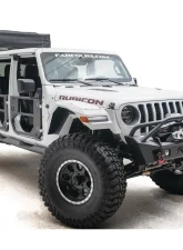 Fab Fours Natural Stubby Winch Bumper with Pre-Runner Guard Jeep Gladiator | Wrangler 2018-2022                                     - JL18-B4752-B - Image 3