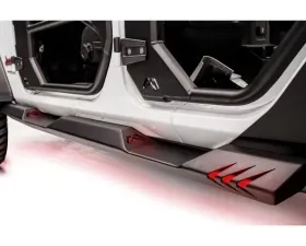 Fab Fours Natural Rock Sliders Jeep Wrangler 2018-2021