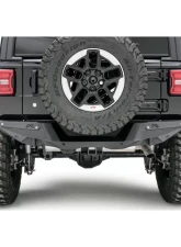 Fab Fours Black Powdercoated Rear Bumper Jeep Wrangler 2018-2022                                     - JL18-Y1851-1 - Image 3