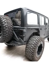 Fab Fours Natural Tire Carriers Jeep Wrangler 2018-2021                                     - JL18-Y1851TB - Image 2