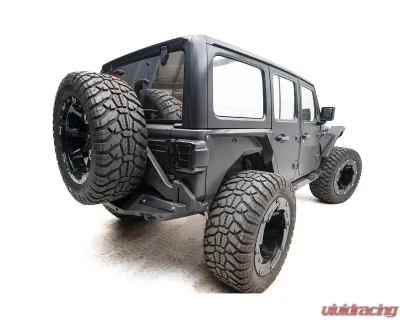 Fab Fours Natural Tire Carriers Jeep Wrangler 2018-2021 - JL18-Y1851TB