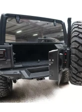 Fab Fours Natural Tire Carriers Jeep Wrangler 2018-2021                                     - JL18-Y1851TB - Image 2
