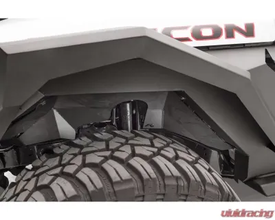 Fab Fours Black Powdercoated Light Fender System Front Inner Fender Jeep Wrangler 2018-2021 - JL2002-1