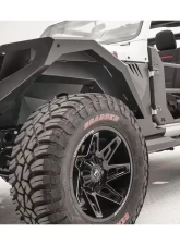 Fab Fours Black Powdercoated Light Fender System Front Inner Fender Jeep Wrangler 2018-2021                                     - JL2002-1 - Image 4