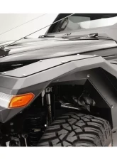 Fab Fours Black Powdercoated Light Fender System Jeep Gladiator | Wrangler 2018-2021                                     - JL2006-1 - Image 4