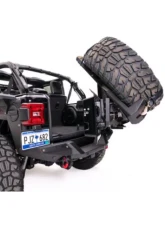 Fab Fours Slant Back Tire Carrier Jeep Wrangler 2018-2021                                     - JL2070-1 - Image 3