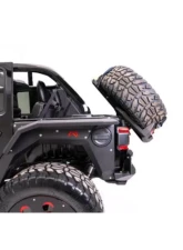 Fab Fours Slant Back Tire Carrier Jeep Wrangler 2018-2021                                     - JL2070-1 - Image 4