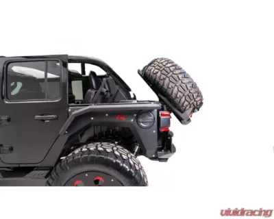 Fab Fours Slant Back Tire Carrier Jeep Wrangler 2018-2021 - JL2070-1