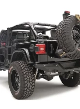 Fab Fours Natural Slant Back Tire Carrier Jeep Wrangler 2018-2021                                     - JL2070-B - Image 2