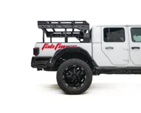 Fab Fours Matte Black Powdercoated Rear Fender System Jeep Gladiator 2020-2022
