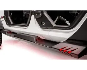 Fab Fours Black Powdercoated Rock Sliders Jeep Gladiator 2020