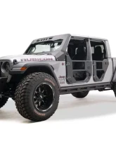 Fab Fours Black Powdercoated Tube Rock Sliders Jeep Gladiator 2020-2021                                     - JT20-G1850-1 - Image 3