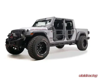 Fab Fours Black Powdercoated Tube Rock Sliders Jeep Gladiator 2020-2021 - JT20-G1850-1
