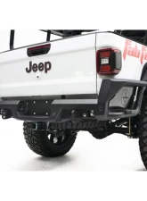Fab Fours Black Powdercoated Rear Bumper Jeep Gladiator 2020-2021                                     - JT20-Y1950-1 - Image 4