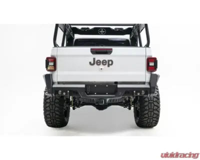 Fab Fours Black Powdercoated Rear Bumper Jeep Gladiator 2020-2021 - JT20-Y1950-1
