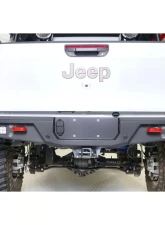 Fab Fours Black Powdercoated Standard Rear Bumper Jeep Gladiator 2020-2021                                     - JT20-Y1952-1 - Image 2