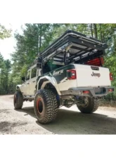 Fab Fours Black Powdercoated Standard Rear Bumper Jeep Gladiator 2020-2021                                     - JT20-Y1952-1 - Image 3