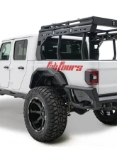 Fab Fours Matte Black Powdercoated Overland Rack Jeep Gladiator 2020-2022                                     - JTOR-01-1 - Image 3