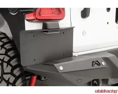 Fab Fours Natural License Plate Bracket Jeep Wrangler 2018-2021 - M4550-B