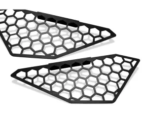 Fab Fours Vengeance Front Bumper Side Mesh Insert GMC 2500 | 3500 2020-2021