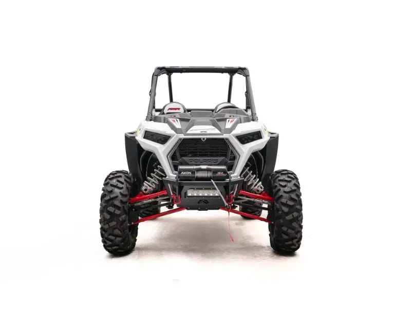 Fab Fours Black Powdercoated SXS Front Bumper Polaris RZR 900 | 1000 2014-2020 - SXFB-1150-1