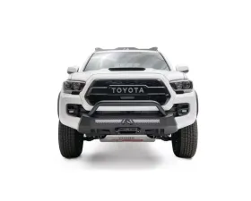 Fab Fours Black Powdercoated Hidden Winch Mount with Low Pre-Runner Guard Toyota Tacoma 2016-2021