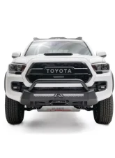 Fab Fours Black Powdercoated Hidden Winch Mount with Low Pre-Runner Guard Toyota Tacoma 2016-2021                                     - TT16-N3652-1 - Image 3